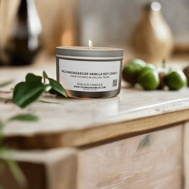 Wild Madagascar Vanilla Soy Candle - You Me and Emilio