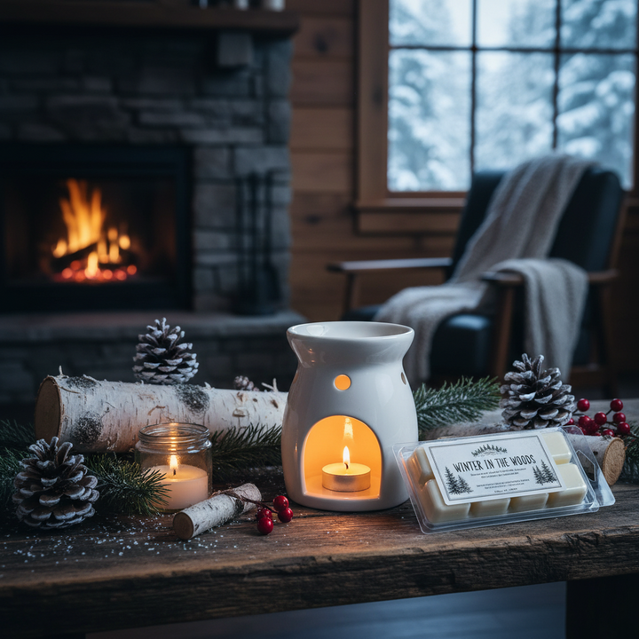 <transcy>Winter In The Woods Se derrite la cera de soja</transcy>