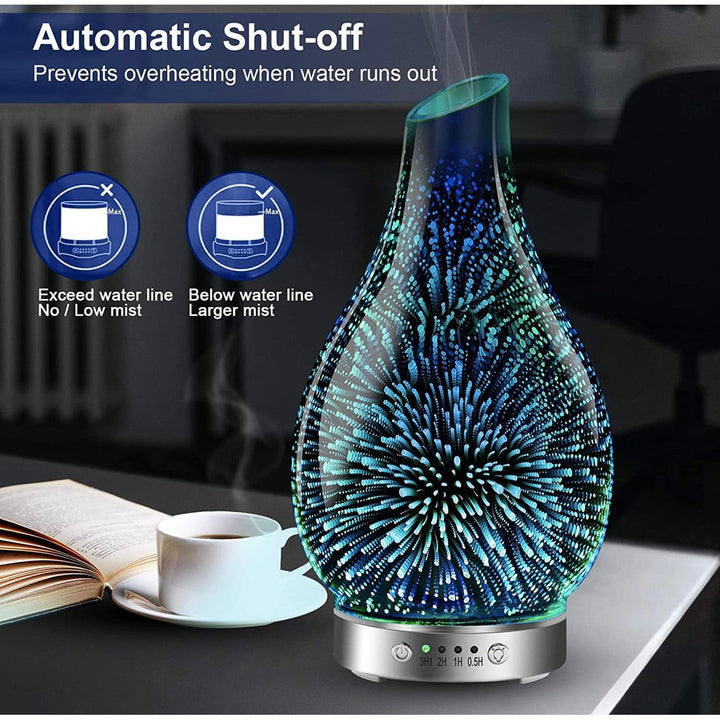 3D Glass Aromatherapy Diffuser - You Me and Emilio