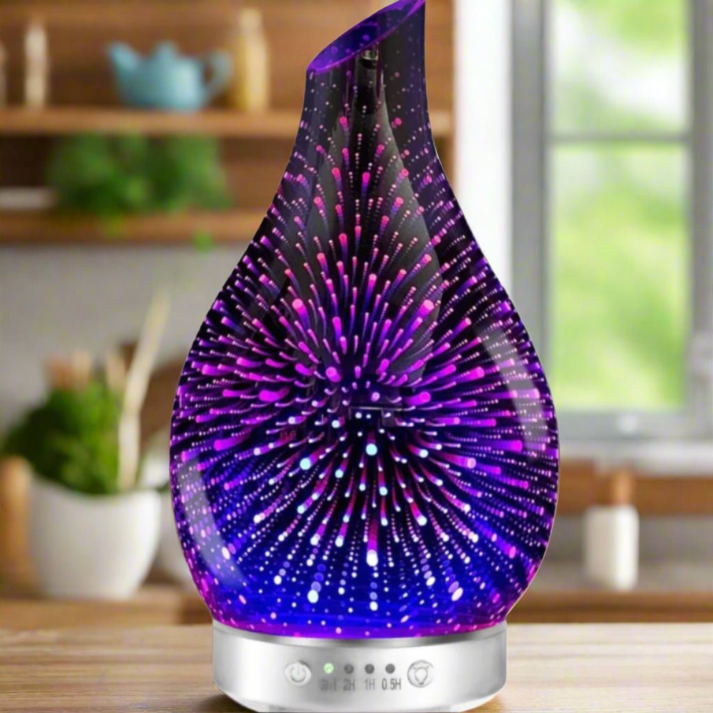 3D Glass Aromatherapy Diffuser - You Me and Emilio