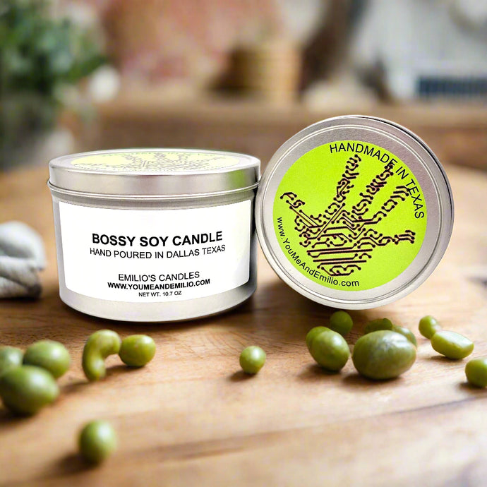 The Bossy Soy Candle features a captivating fragrance blend that combines top, middle, and bottom notes to create a multi-dimensional and enticing scent. The top notes include Bergamot, Orange, Green Leaves, and Herbal, which provide a fresh and invigorating opening to the fragrance. The middle notes consist of Nutmeg, Cinnamon, Peppercorn, Anise, Cardamom, Jasmine, Lily, and Violet Leaf, adding warmth and complexity to the scent. The base notes of Vetiver, Sandalwood, Cedarwood, Patchouli, Amber, and Musks