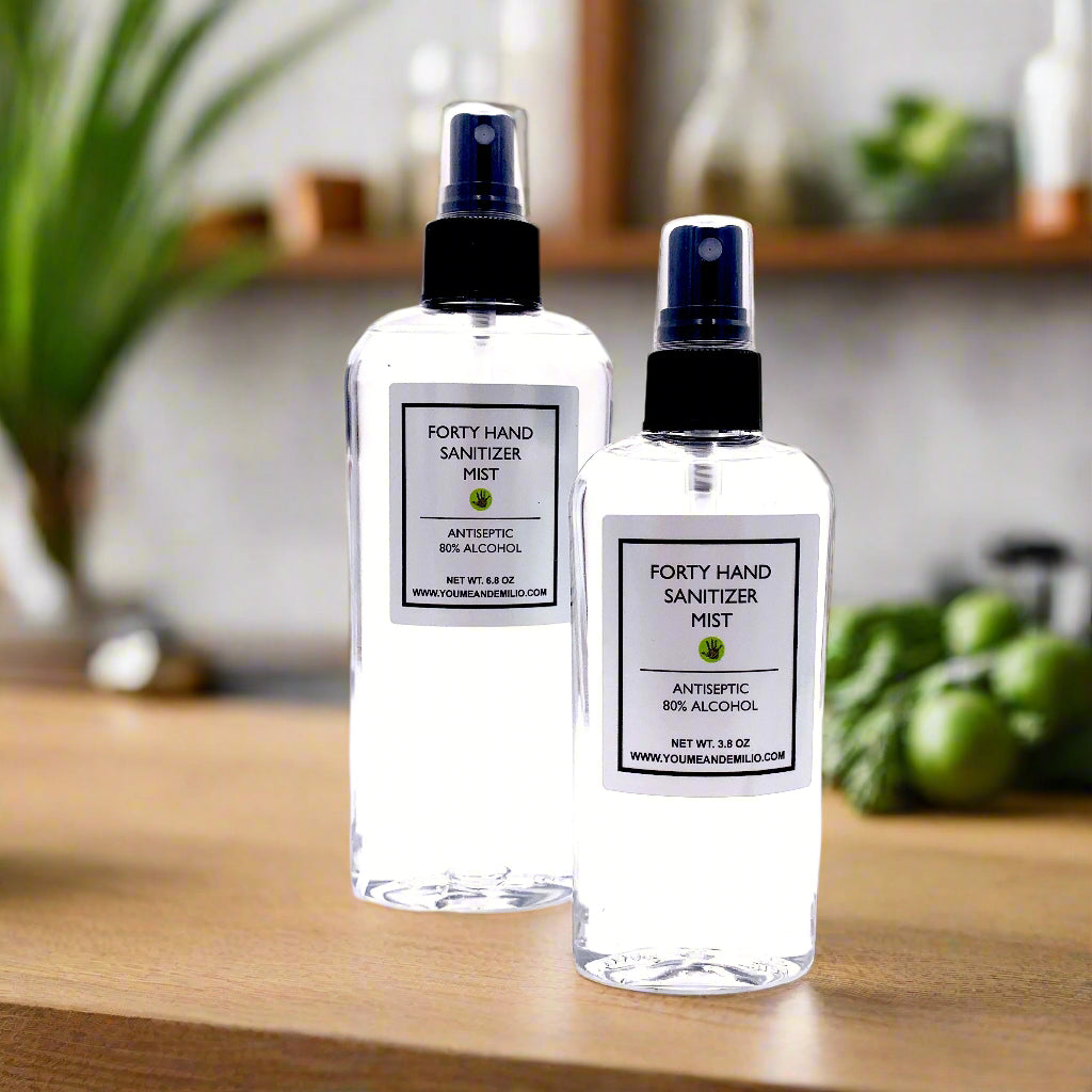 Forty Hand Sanitizer Mist

Introducing the Forty Hand Sanitizer Mist, a unique blend of musky scent with subtle floral undertones that will delight your senses. This hand sanitizer mist not only offers a tantalizing fragrance but also helps in preventing the spread of germs.