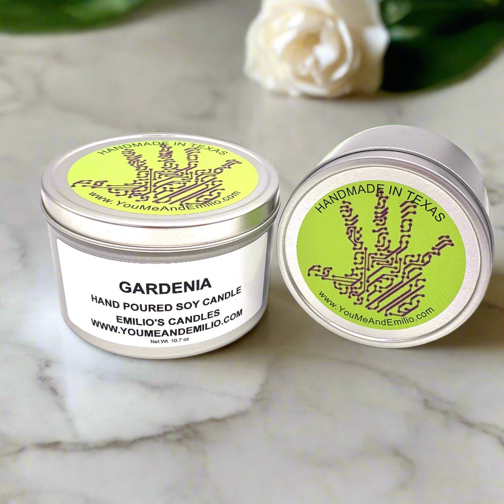 Gardenia Flower Soy Candle