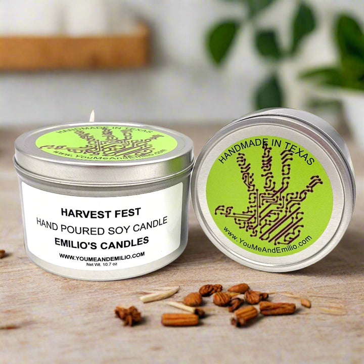 Harvest Fest Soy Candle

Harvest Fest Soy Candle, a captivating fragrance that brings the enchantment of the season into your home. Immerse yourself in the delightful aromas of orange, cinnamon, and clove, creating a sensational fragrance that captures the essence of autumn.