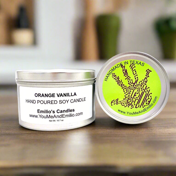 Clean-Burning Orange Vanilla Soy Candle – A refreshing twist on classic home fragrance, perfect for sophisticated, toxin-free living.