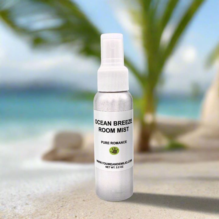Ocean Breeze & Room Mist

Transport yourself to a peaceful day by the sea with our Ocean Breeze Room Mist. Immerse your senses in the invigorating fragrance of fresh marine and citrus notes, delicately intertwined with subtle blooms and musk. This tranquil aroma will create an atmosphere of serenity and relaxation in any room of your home.