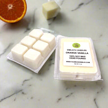 Orange Vanilla Soy Wax Melts – Citrus Bliss with Creamy Undertones. Enjoy a revitalizing blend of fresh orange and rich vanilla that fills your room with energy and warmth. Handcrafted with pure soy wax for an eco-friendly, clean burn and a delightful fragrance experience.


