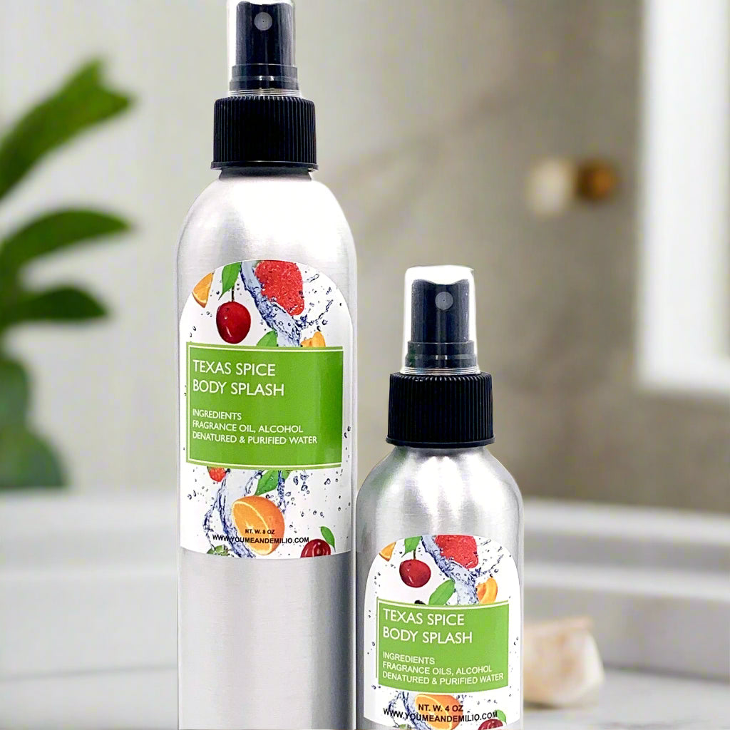 Refreshing Texas Spice Body Splash for All-Day Freshness and Invigoration