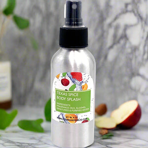 Handcrafted Texas Spice Body Splash with Apple and Clover Fragrance