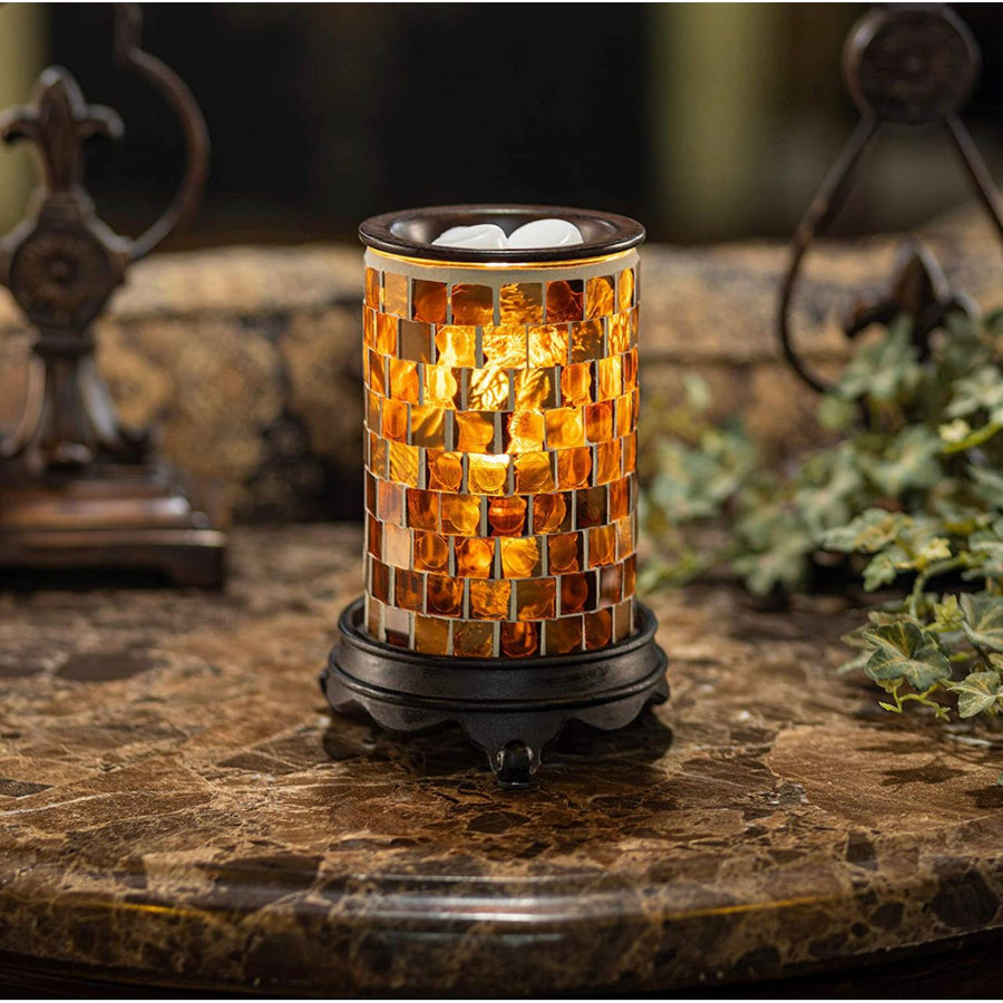 Amber Mosaic Soy Wax Warmer - You Me and Emilio