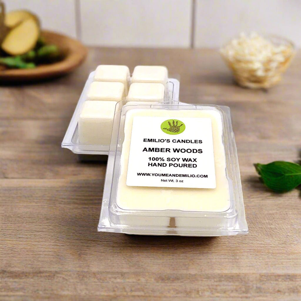 Amber Woods Soy Wax Melts - You Me and Emilio