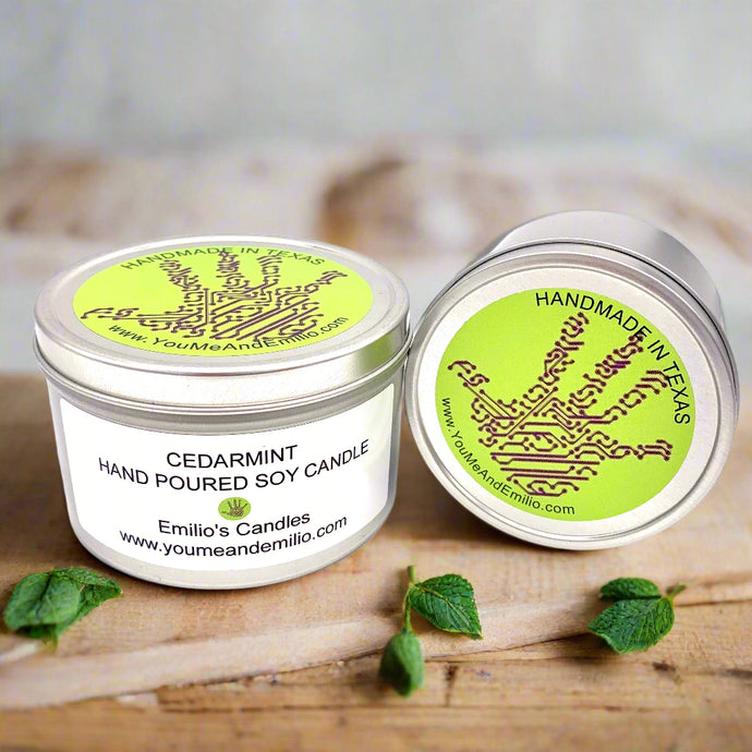 Cedar Mint Soy Candle

Introducing our Cedar Mint Soy Candle, a captivating blend of invigorating scents that will elevate your senses and transform your space into a sanctuary of relaxation.

Immerse yourself in the refreshing aroma of Cedarwood, Spearmint, and Basil with our expertly crafted Cedar Mint Soy Candle. The woody and earthy notes of Cedarwood create a grounding base, while the cool and minty essence of Spearmint adds a refreshing touch. The subtle hint of Basil adds a touch of herbal sophistica