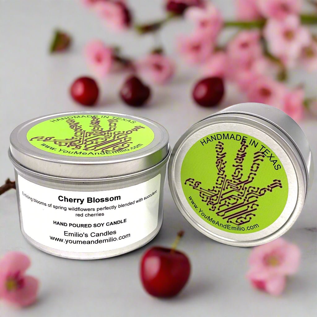 Cherry Blossom Soy Candle - You Me and Emilio