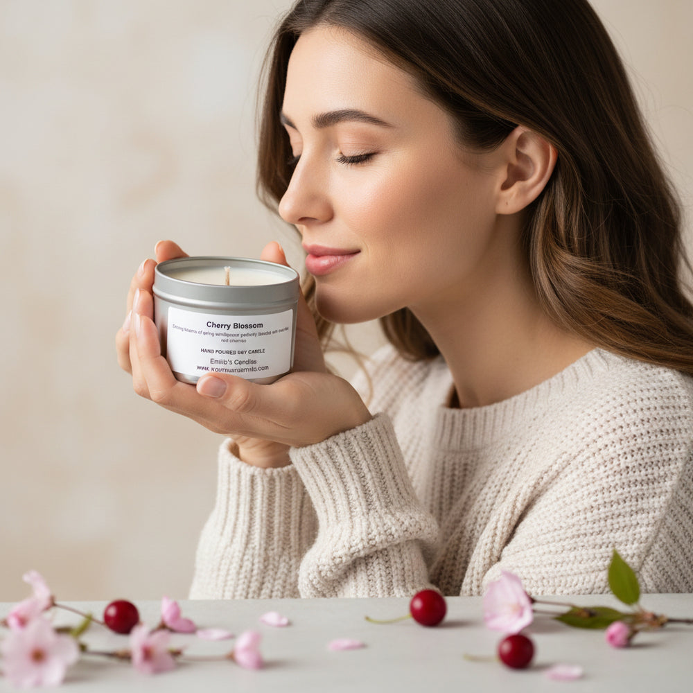 Cherry Blossom Soy Candle - You Me and Emilio