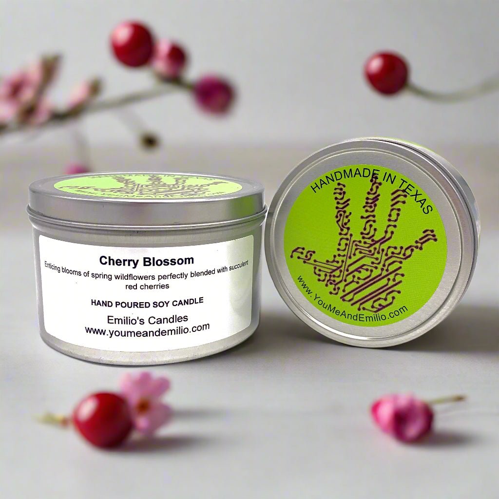 Cherry Blossom Soy Candle - You Me and Emilio