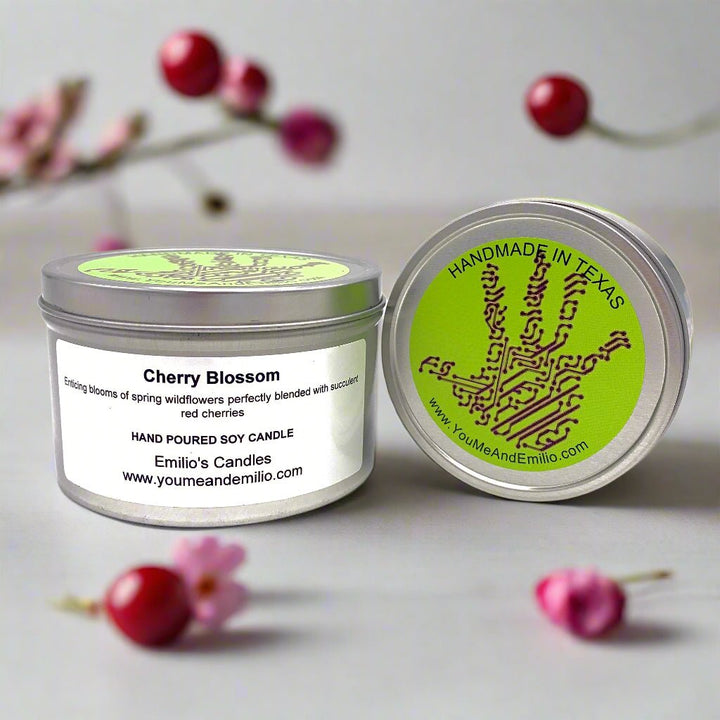 Cherry Blossom Soy Candle - You Me and Emilio