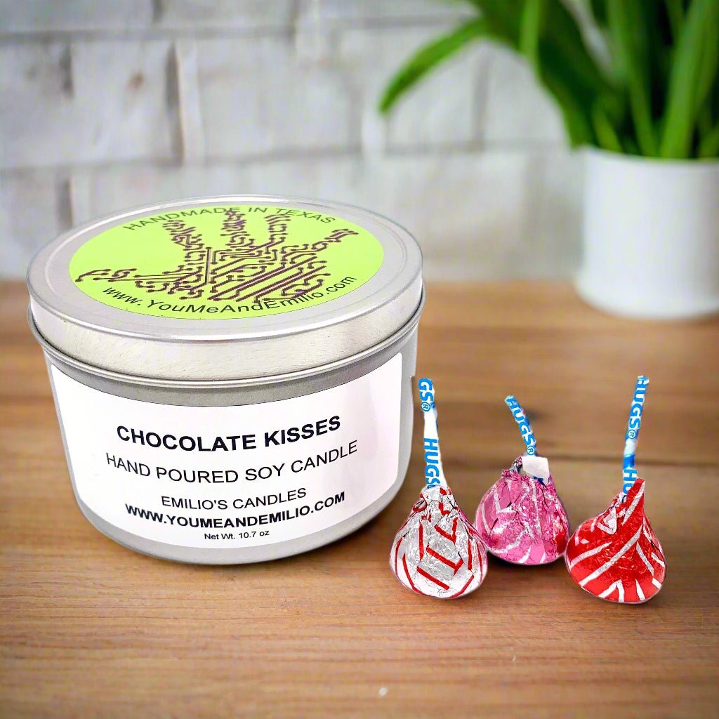 Chocolate Kisses Soy Candle - You Me and Emilio