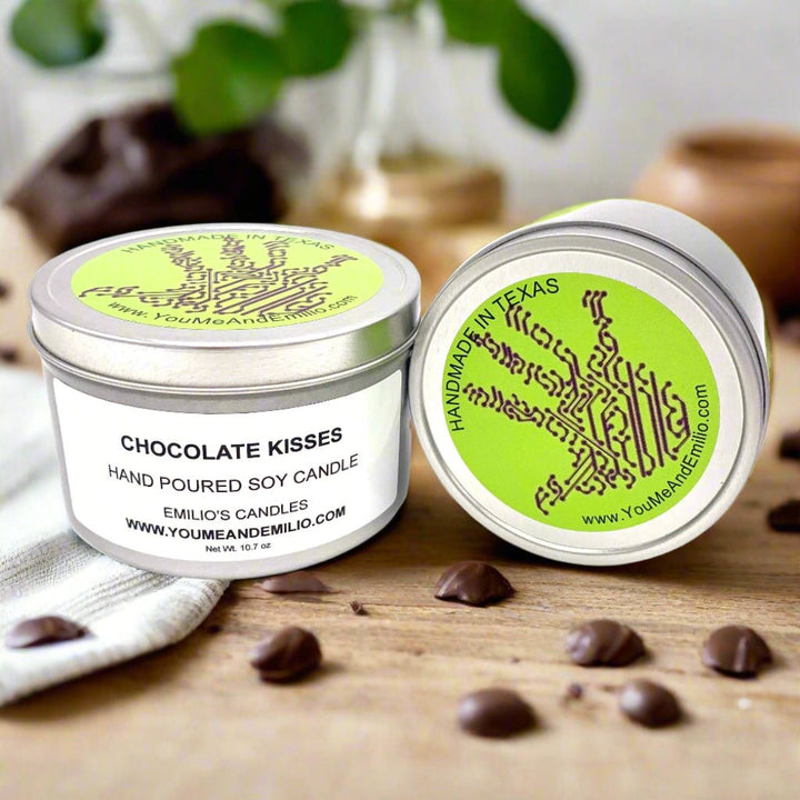 Chocolate Kisses Soy Candle - You Me and Emilio