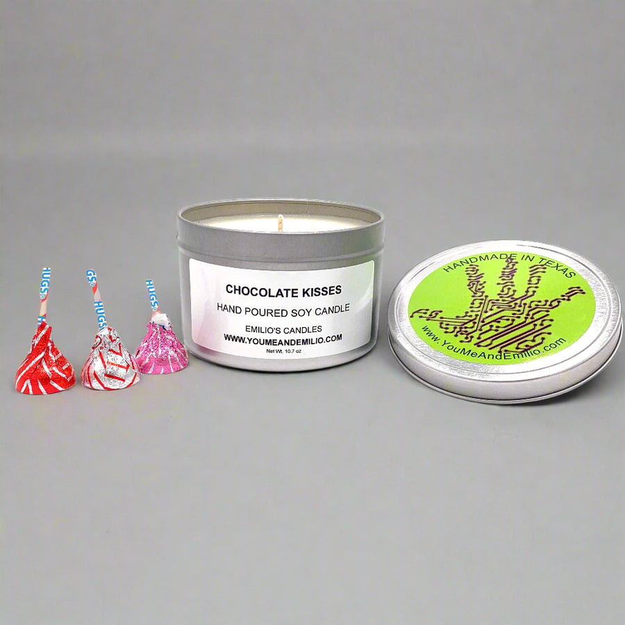 Our Chocolate Kisses Candle is a delightful creation that will transport you to a world of indulgence and sweetness. This candle is carefully crafted to capture the irresistible scent of chocolate kisses, evoking memories of your favorite chocolate treats.
