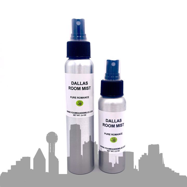 Dallas&nbsp;Room Mist

&nbsp;Introducing the captivating and invigorating Dallas Room Mist - a sensational fragrance inspired by the vibrant and energetic spirit of the iconic City of Dallas. Immerse yourself in the essence of this remarkable scent, featuring a harmonious blend of top notes including Fir, Lemon, and Orange, followed by the delightful mid notes of Rosemary, Jasmine, and Lily of the Valley, and finally culminating in a captivating finish with Musk, Vetiver, and Rosewood.