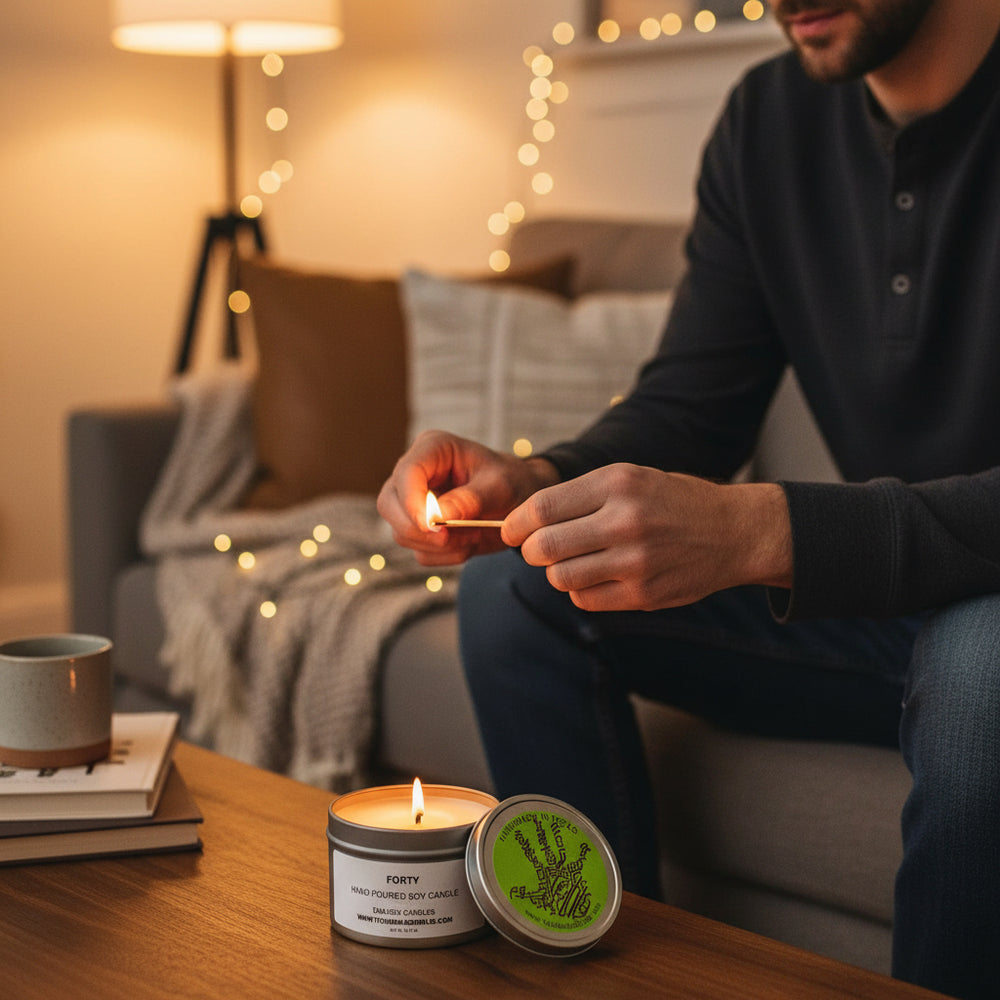 Forty Soy Candle - You Me and Emilio