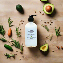 forty hand and body lotion made out of avocado, jojoba, and almond oils. 