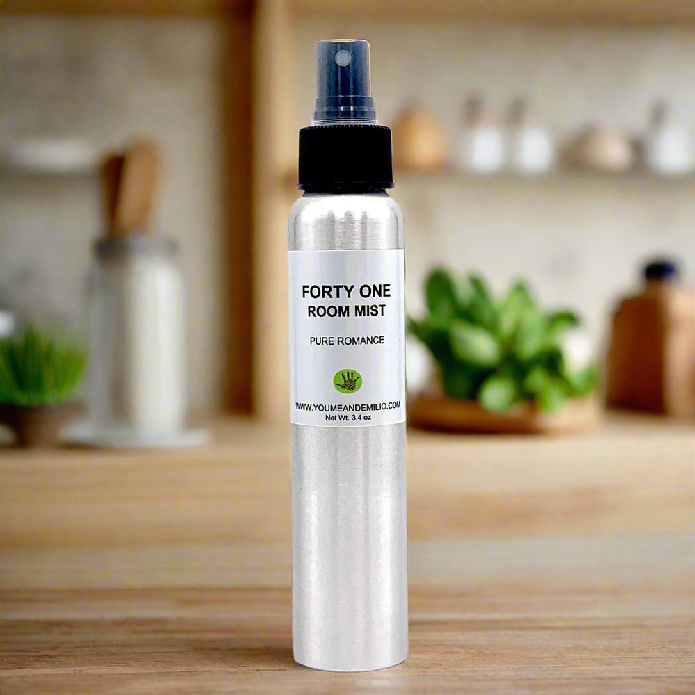 FORTY-ONE Room Mist

&nbsp;Elevate your space with the captivating fragrance of FORTY-ONE Room Mist, specially curated with a masculine touch. Immerse yourself in the invigorating blend of top notes including fresh mandarin, bergamot, and lemon, complemented by mid notes of orange blossom, jasmine, and lilies. The scent gracefully settles on a dry bed of rosewood, amber, and musk, creating a captivating and alluring ambiance.