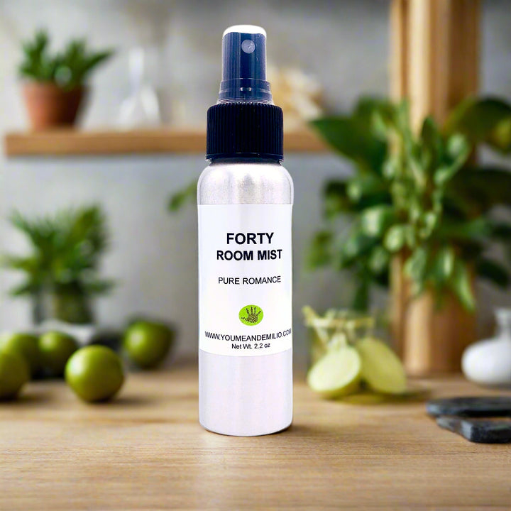 forty room mist small aluminum bottle