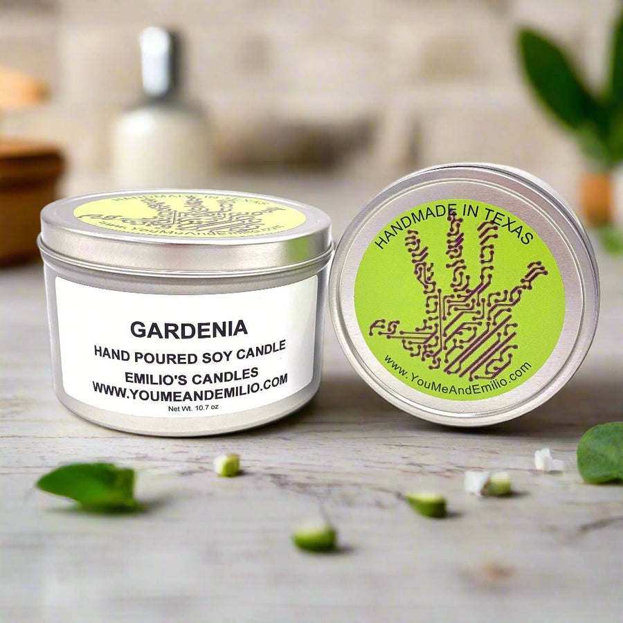 Gardenia Soy Candle - You Me and Emilio
