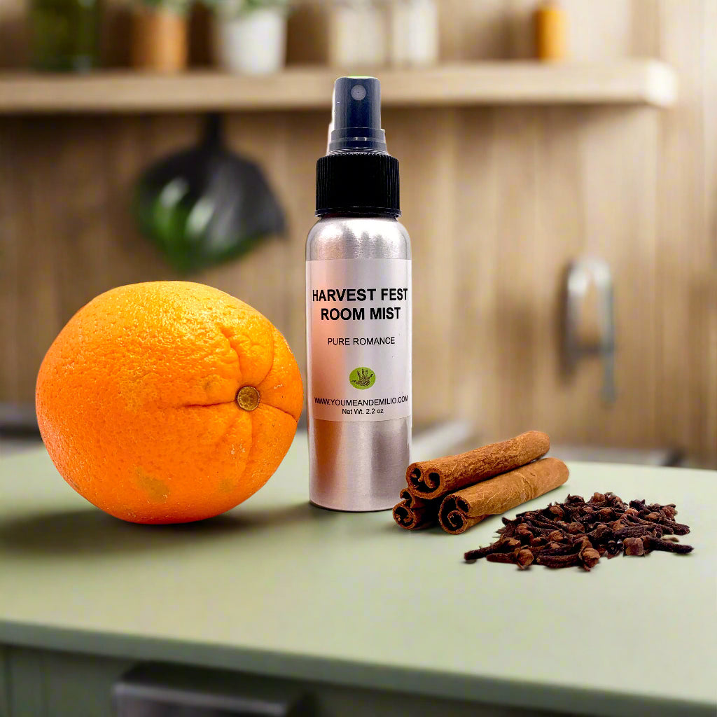 Harvest Fest Room Mist

Transform your home into a cozy haven for the holidays with our Harvest Fest Room Mist. Immerse yourself in the luxurious signature scent that combines the citrusy notes of Orange, the boldness of Cinnamon, the aromatic essence of Clove, and a hint of caramelized sugar. This carefully crafted blend creates a sophisticated aroma that fills your space with warmth and comfort.