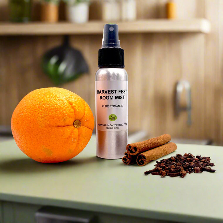 Harvest Fest Room Mist

Transform your home into a cozy haven for the holidays with our Harvest Fest Room Mist. Immerse yourself in the luxurious signature scent that combines the citrusy notes of Orange, the boldness of Cinnamon, the aromatic essence of Clove, and a hint of caramelized sugar. This carefully crafted blend creates a sophisticated aroma that fills your space with warmth and comfort.