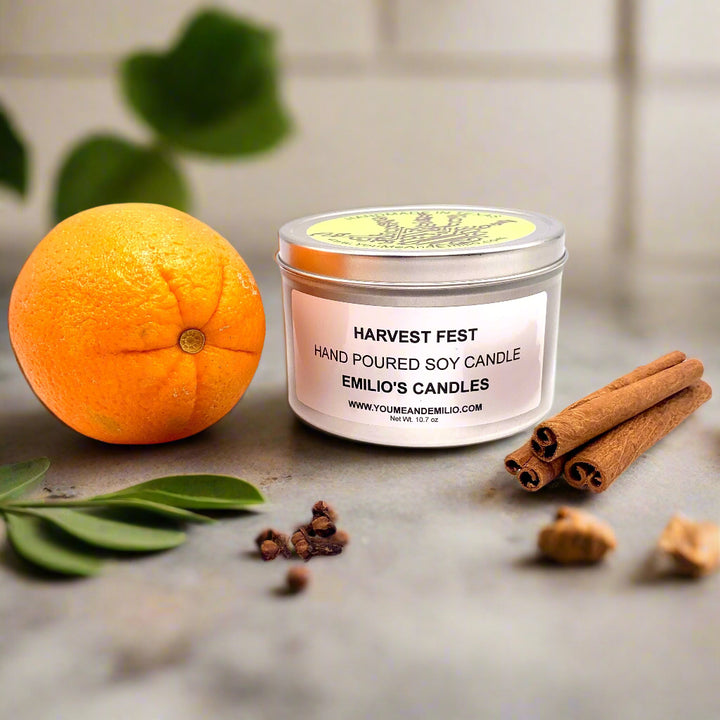 Harvest Fest Soy Candle

Harvest Fest Soy Candle, a captivating fragrance that brings the enchantment of the season into your home. Immerse yourself in the delightful aromas of orange, cinnamon, and clove, creating a sensational fragrance that captures the essence of autumn.