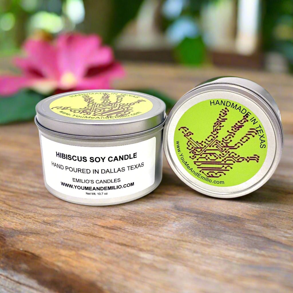 Hibiscus Soy Candle - You Me and Emilio