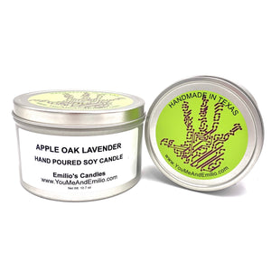 Apple Oak Lavender Soy Candle