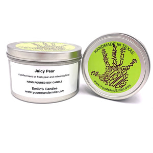 Juicy Pear Soy Candle