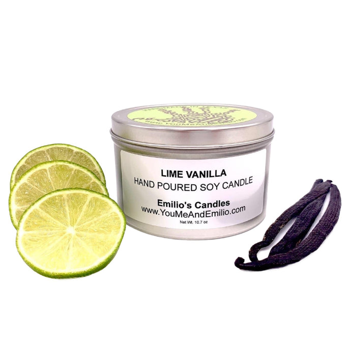 Lime Vanilla Soy Candle