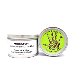 Amber Woods Soy Candle