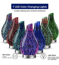 3D Glass Aromatherapy Diffuser