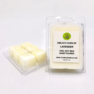 <transcy>Derretimiento de cera de soja y lavanda</transcy>