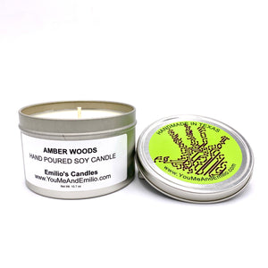 Amber Woods Soy Candle