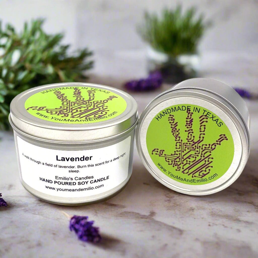 Lavender Soy Candle - You Me and Emilio