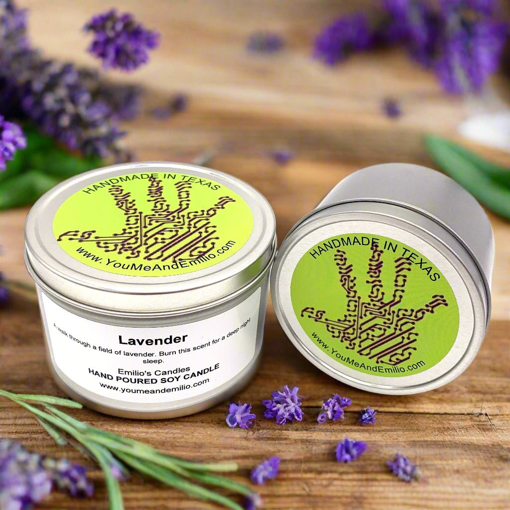 Lavender Soy Candle - You Me and Emilio