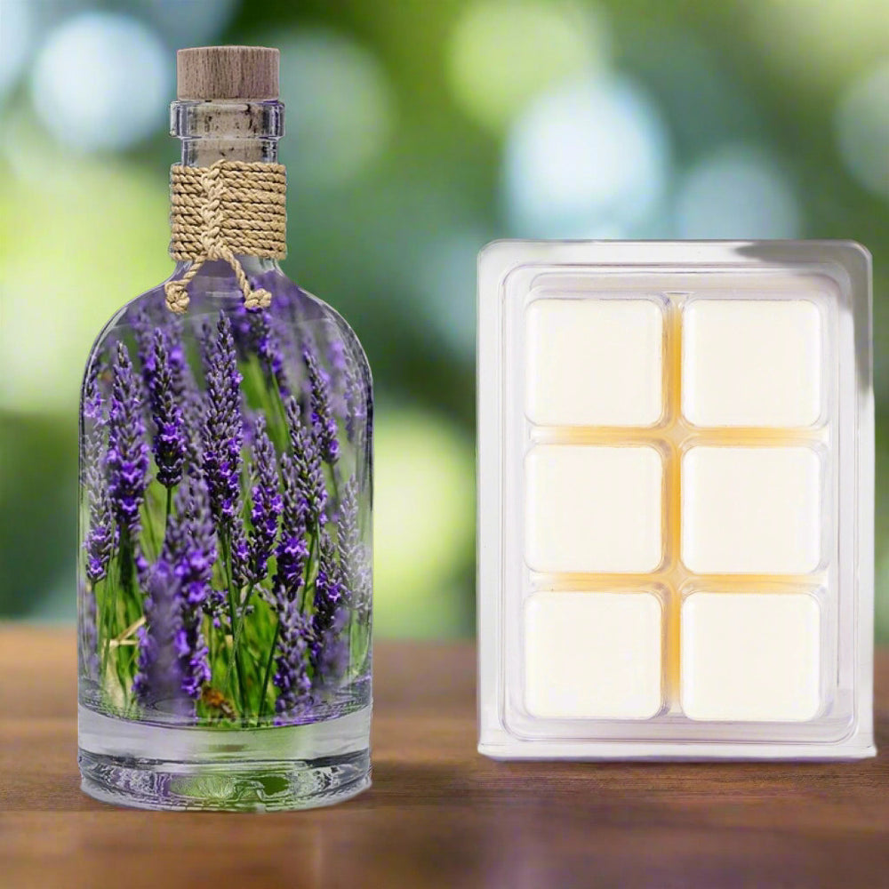 Our Lavender Soy Wax Melt is a true sensory delight that allows you to experience the renowned fragrance and unmistakable freshness of lavender. Crafted with 100% soy wax and the finest essential oils, these melts offer a clean burn and a long-lasting, pleasant aroma, creating a serene and relaxing atmosphere in your space.