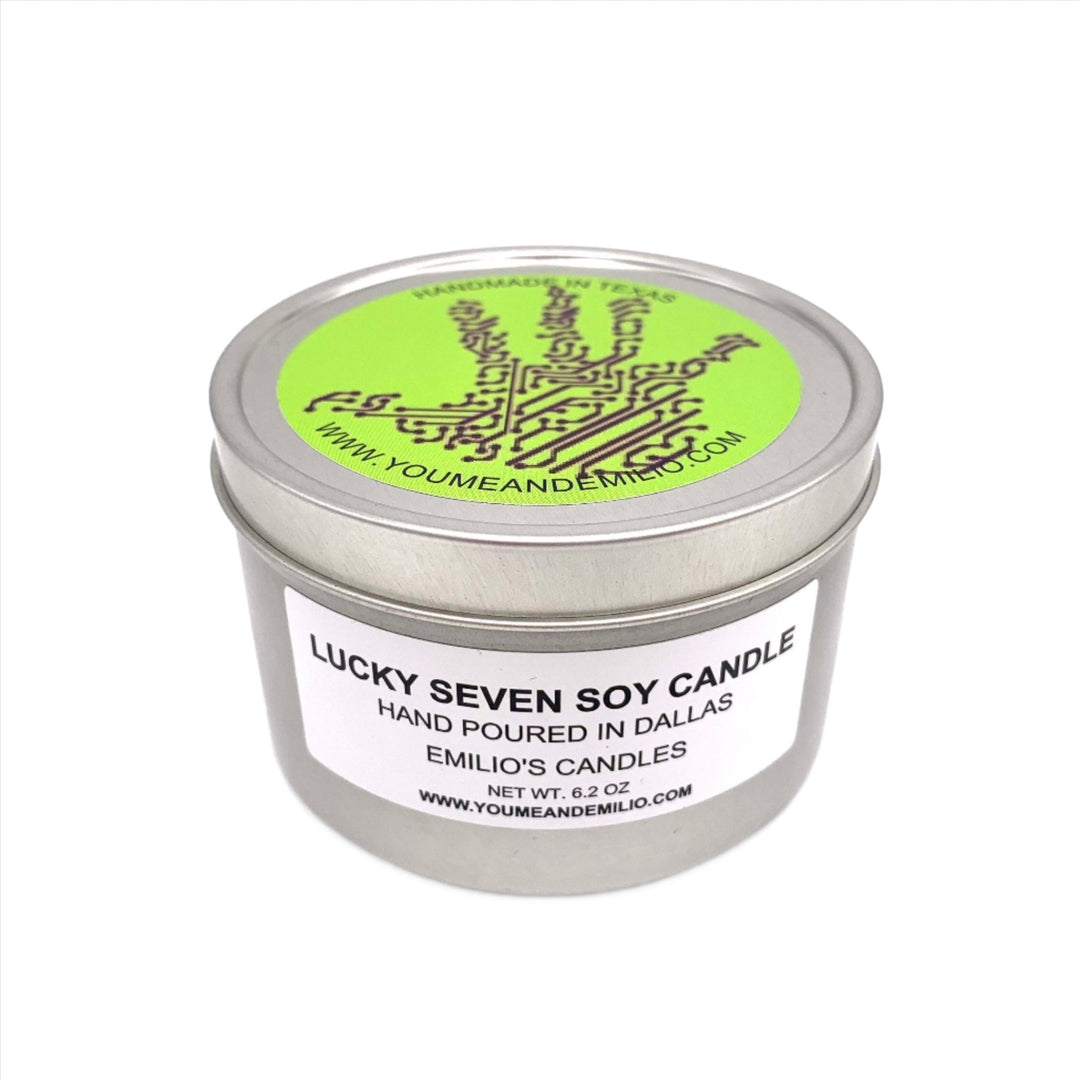 Lucky Seven Soy Candle – Lemongrass & Sage - You Me and Emilio