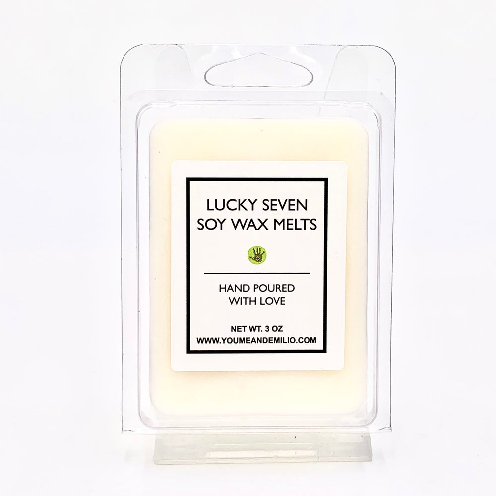 Our Lucky Seven Soy Wax Melt is a captivating blend of Lemongrass and Sage that will bring a sense of tranquility and positive energy to your space. Immerse yourself in the harmonious fragrance of Mother Earth and experience serenity like never before.