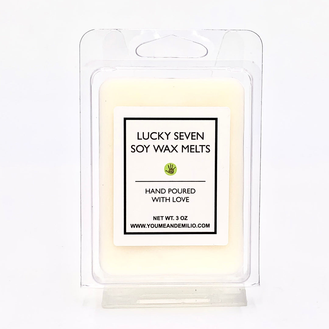 Our Lucky Seven Soy Wax Melt is a captivating blend of Lemongrass and Sage that will bring a sense of tranquility and positive energy to your space. Immerse yourself in the harmonious fragrance of Mother Earth and experience serenity like never before.
