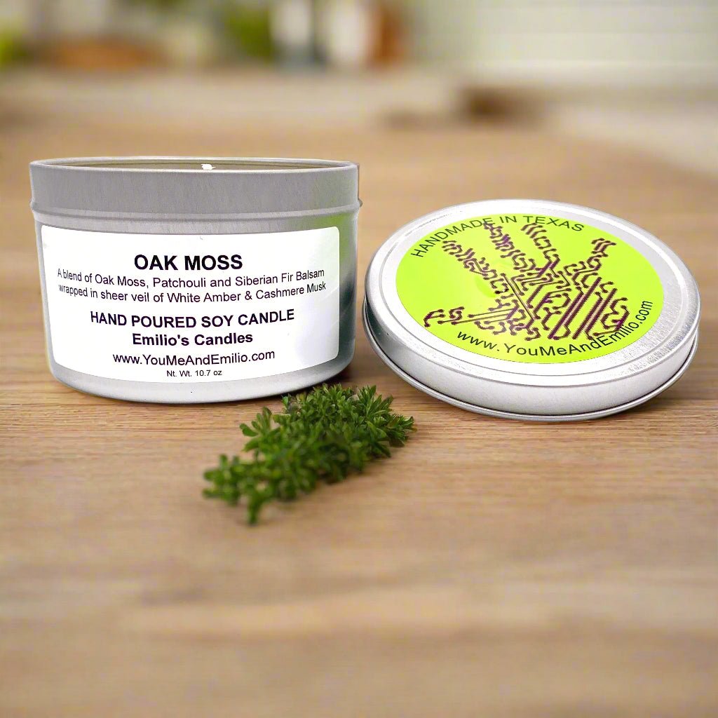 Oak Moss Soy Candle - You Me and Emilio