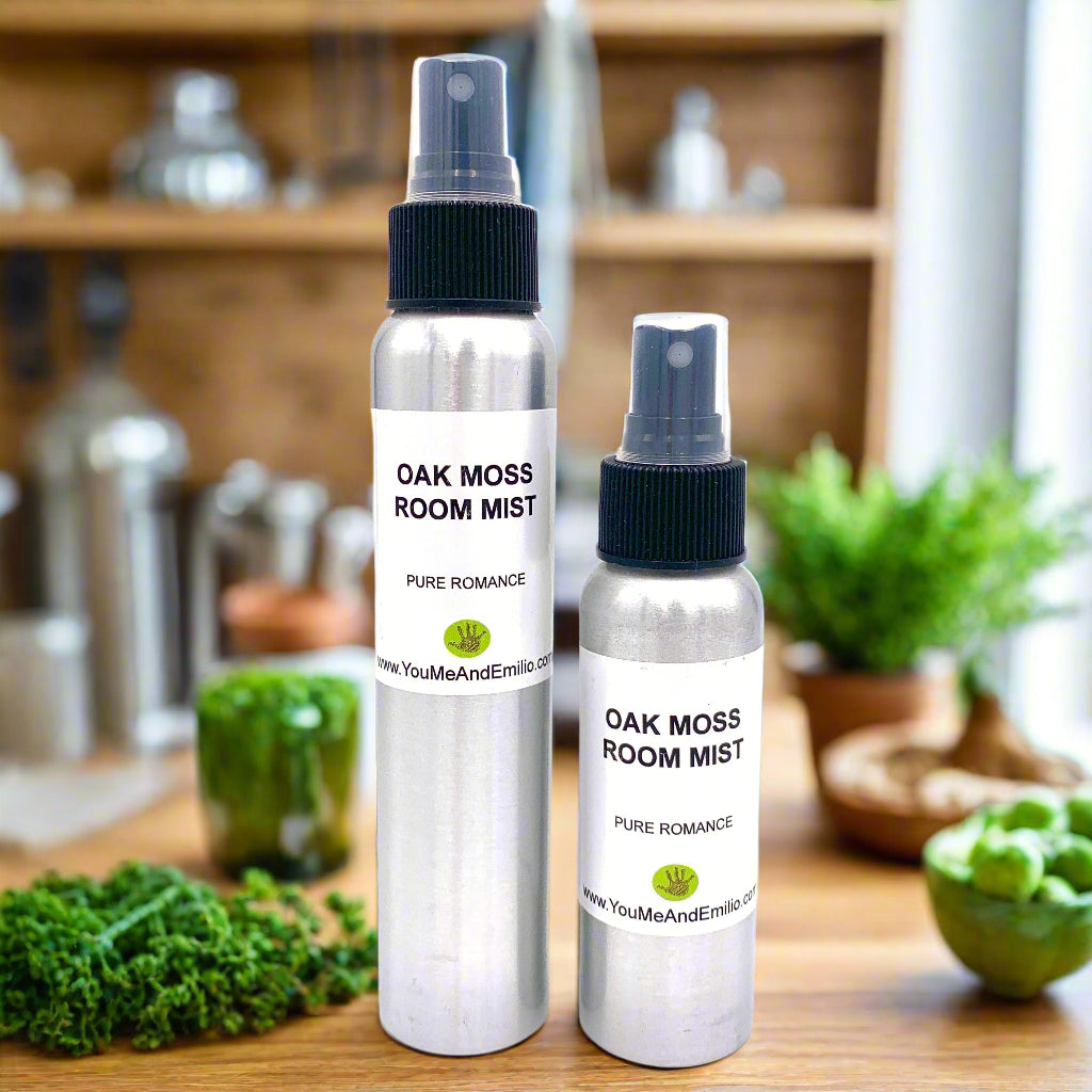 Oak Moss Room Mist: A Breath of the Outdoors

Elevate the atmosphere of your home with the earthy and sophisticated fragrance of our Oak Moss Room Mist. This captivating scent journey begins with the rich, mossy essence of Spanish Oak Moss, which is beautifully complemented by the deep, grounding aroma of Patchouli and the invigorating freshness of Siberian Fir Balsam. As the mist envelops your space, it is delicately infused with the warmth and elegance of White Amber and Cashmere Musk, creating a deeply i