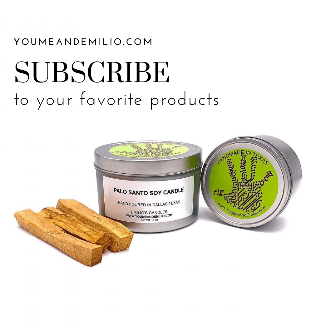 Palo Santo Soy Candle - You Me and Emilio