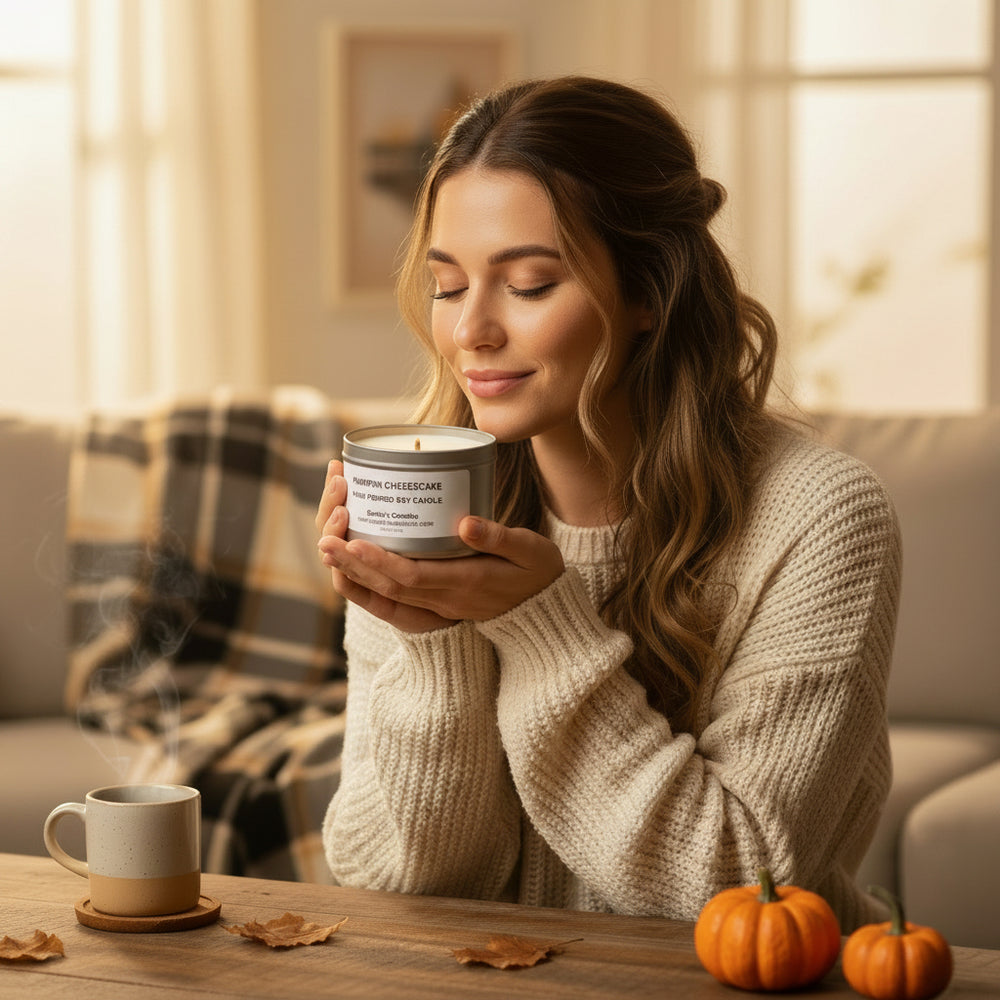 Pumpkin Cheesecake Soy Candle – Dessert-Inspired Luxury Hand-Poured in Dallas - You Me and Emilio